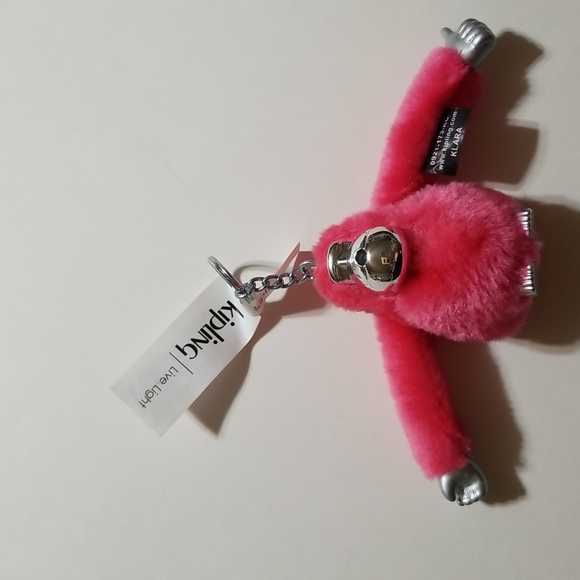 Flashy Pink Kipling Keychain - Picture 1 of 4